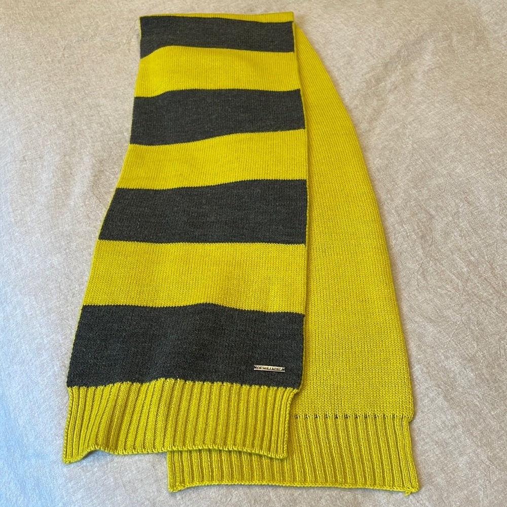 Michael kors green gray scarf .